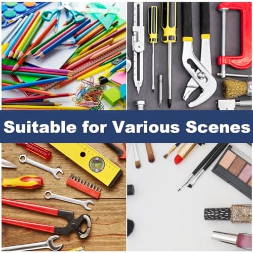3 Pcs Multipurpose Tool Bags, Small Tool Pouches Zipper Tool Bags Waterproof Tool Organisers with 3 Hanging Buckles, Canvas Tool Storage Bags for Organising Screwdrivers Wrenchs Pliers Brushes Tools — view 5