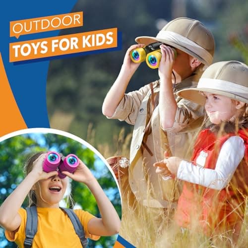HappyKidsClub Girls Toys Age 3-9, Binoculars Kids Gifts for Girls Toys 3-9 Year Old Boy Girls Birthday Presents — view 3