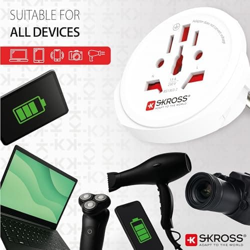 SKROSS World to Europe Country Travel Adapter 2-Pack — view 5