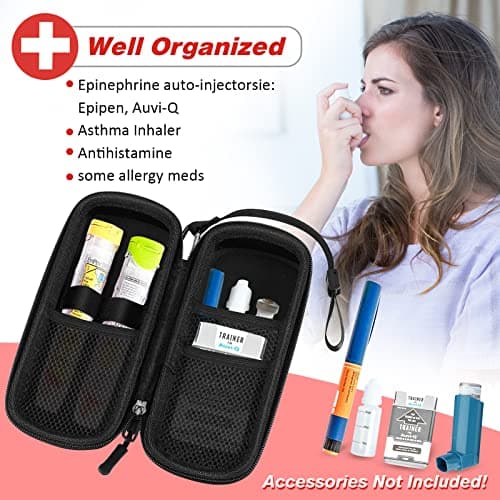 MEDMAX EpiPen Medical Carrying Case, Hard Shell EVA Travel Organiser Bag — view 2