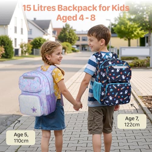 Bagseri Kids Backpack for Girls - 15L School Bag for Kids 4-8 Years — view 2