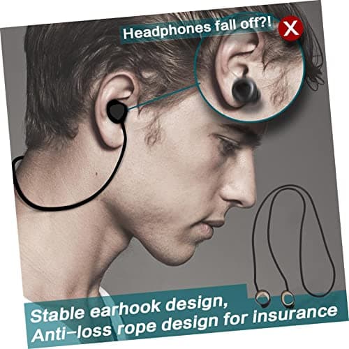 2pcs Silicone Earbuds Anti-lost Leash Cord Strap for Wireless Earphones — view 6
