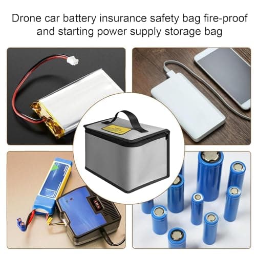 Fireproof Battery Storage Bag - Versatile Battery Safety Bag | Battery Storage Protection | Portable Wear-resistant Safety Boxes — view 5