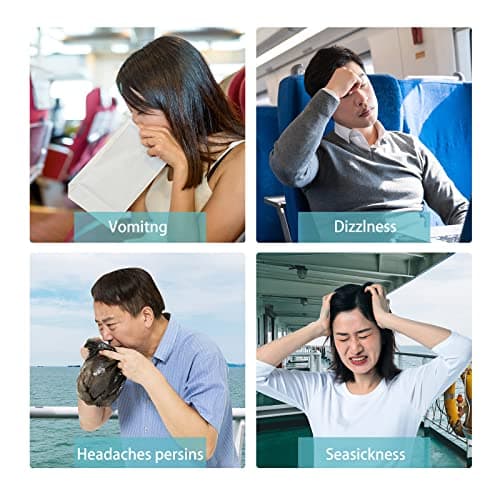 Motion Sickness Patches, Anti Nausea Sea Sickness Patch,Relieve Vomiting, Nausea, Dizziness Resulted from Travel of Cars, Ships, Airplanes, Fast Acting and No Side Effects (20count) — view 5