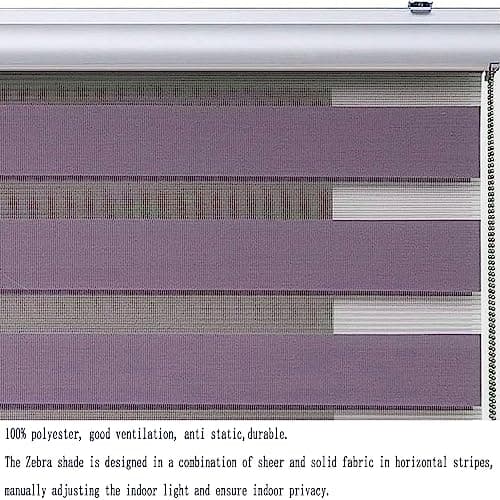 Coat Rack Blackout Skylight Blind 65 x 160 cm Complete Light Blocking Roller Shades with Installation Kit for Bedroom Nursery Loft or Travel Stylish Purple Color Option for Enhanced Sleep an — view 5