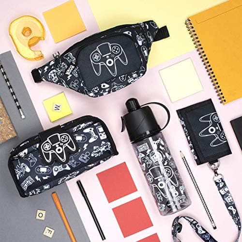 Fringoo - Boys Bum Bag | Suitable for Boys or Teenagers | Waist Bag with Adjustable Belt Strap | Convenient & Comfortable - Game On — view 3