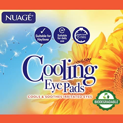 Nuage Cooling Eye Pads - Cools & Soothes Irritated Eyes | Infused with Cucumber & Vitamin E - Refresh & Revive | Suitable for Daily Use - Relax & Pamper (10 Pack) — view 3
