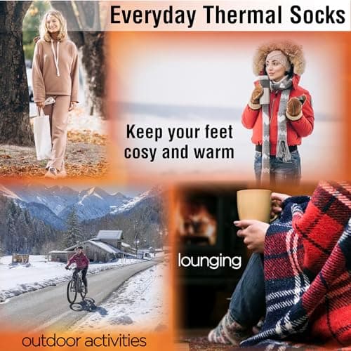 The Essentials Wardrobe 5PK Ladies Thermal Socks - UK 4-8/EU 37-42- Assorted — view 6