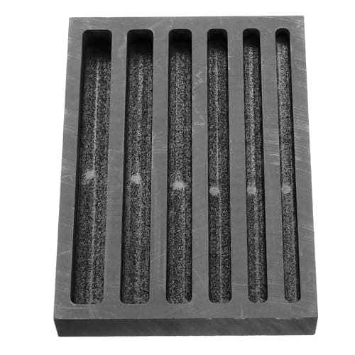Graphite Oil Groove Mould for Gold and Copper Casting Black