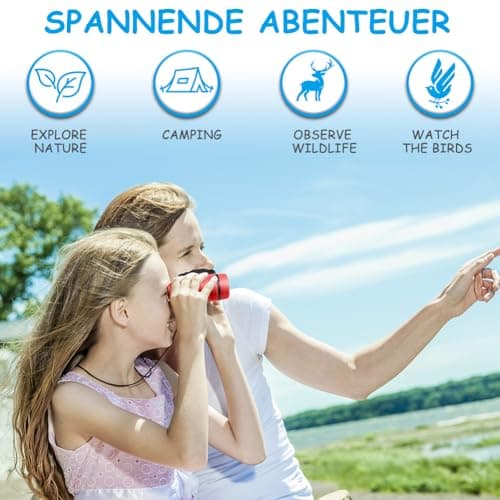 OSDUE Kids Telescope Outdoor Toys, 4x30 High Resolution Binoculars for Kids' Educational Learning and Sports Play, Gifts for Age 3-12 Boys & Girls — view 4