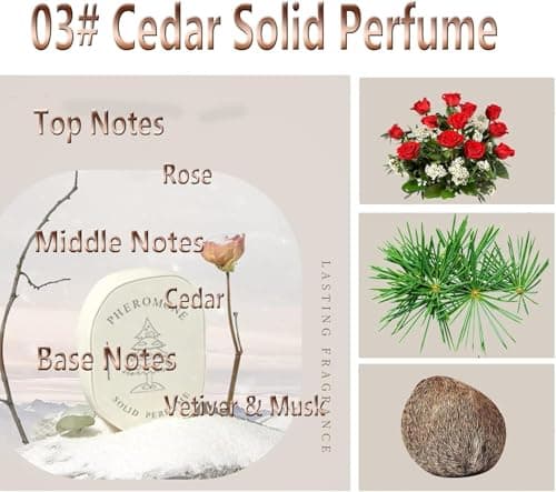 3PCS Solid Balm Sets Solid Perfume Fressia Lemon Cedar Solid Ointment Portable Pocket Balm Perfume Perfect for Travel Use Natural Fragrance Perfume for Men and Women — view 5