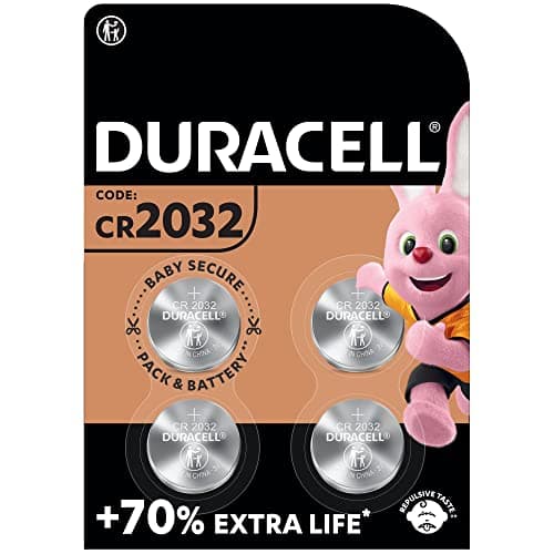 Etekcity EL11 Luggage Scale, Digital Portable Handheld Suitcase Weight for Travel with Rubber Paint & DURACELL 2032 Lithium Coin Batteries 3V (4 Pack) - Up to 70% Extra Life - Baby Secure Technology — view 5