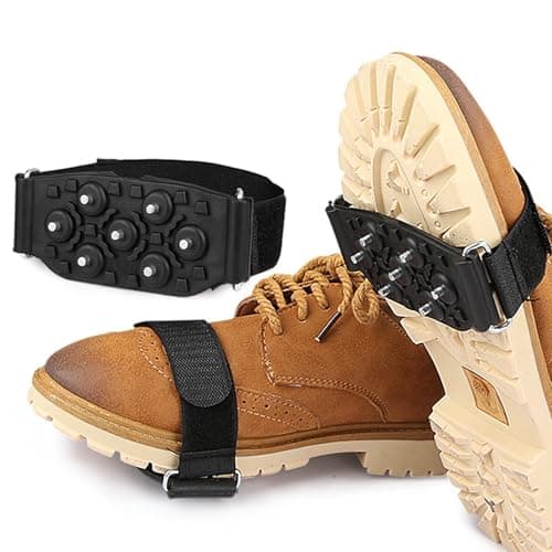 Compact Traction Devices with 7 Teeth for Safe Walking — view 2