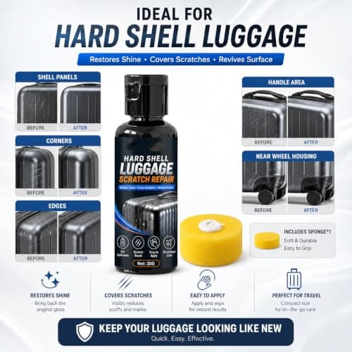 Hard Shell Luggage Scratch Repair Cream, Hard Shell Luggage Polish (1PC) — view 5