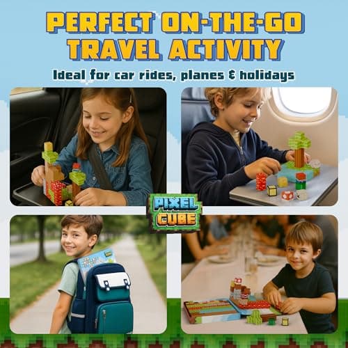 Pixel Cube 120 Magnetic Building Blocks Set - With Metal Travel Tin — view 4