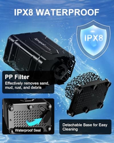 Spopal Flagship 13000mAh Portable Camping Shower with Ultra Long Runtime — view 4