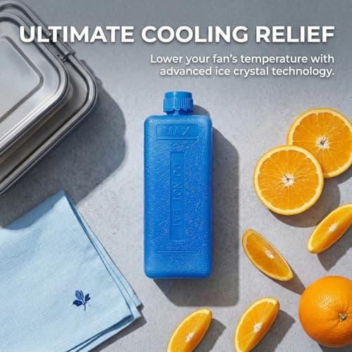 DOITOOL 8 Pack Mini Ice Packs, Refillable Freezer Blocks for Air Coolers — view 5