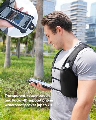 Zelvot Running Vest for Women Men, Hydration Vest with 500ml Water Bottle — view 3