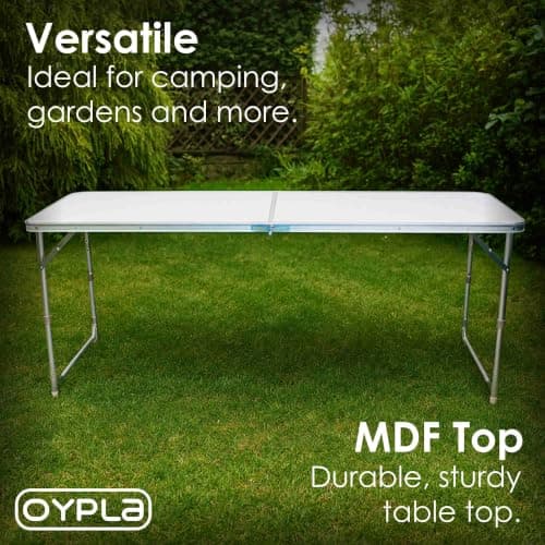 Oypla 4ft Folding Outdoor Camping Kitchen Work Top Table — view 5