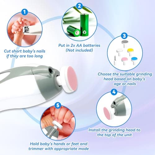 Baby Health and Care Kit, Portable Baby Safety Care Kit, Baby Essentials Kit for Newborns (Grey-White, 20-in-1) — view 5