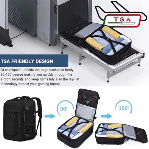 for Ryanair Cabin Bags 40x30x20 Hand Luggage Carry-ons Rucksack Cabin Size — view 3