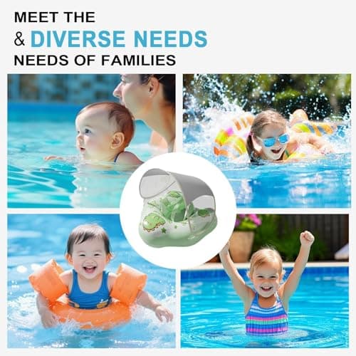 Kids Pool Float,UPF50 Removable Floating Inflatable,Kids Beach Floats Pool Raft | for Backyard Vacation Travel Summer Holiday Birthday Party Boys Girls — view 4