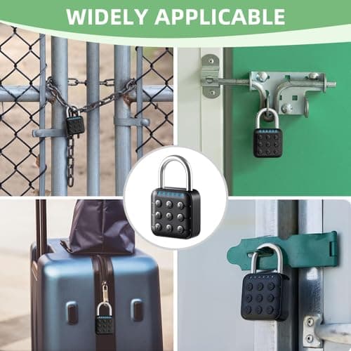 6 Digit Combination Padlock, IP55 Waterproof Gym Locker Padlock — view 6