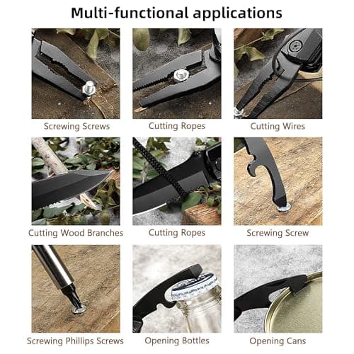 Foyscr 5-in-1 Foldable Stainless Steel Multi-Tool Pliers with Oxford Bag – Perfect for Camping & Fishing, Great for Men — view 5