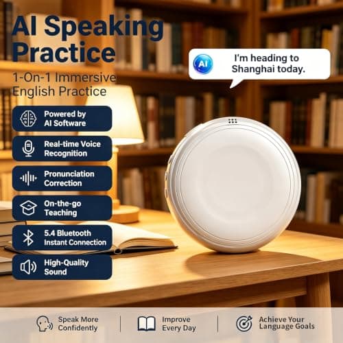 FUNLOV Smart Wearable Translator, AI Translators Language Translator Device — view 2