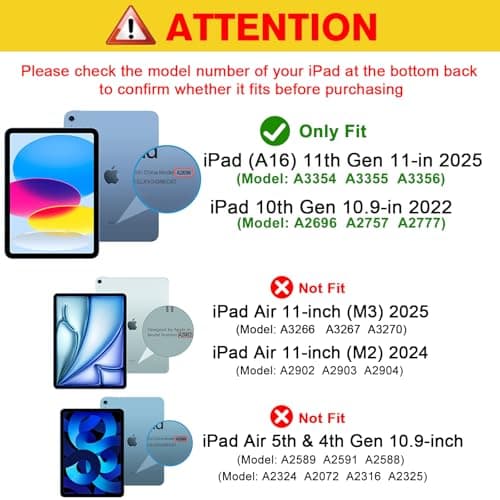ProCase for iPad (A16) 11th/10th Generation Case 11/10.9 Inch, Grey — view 2