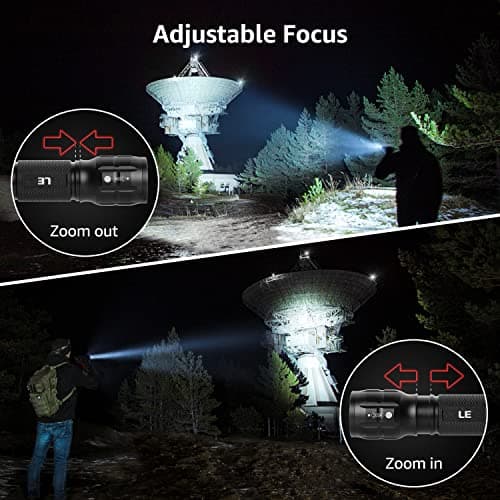Lighting EVER LE LED Torch Battery Powered,Small Camping Flashlight,2 Packs — view 3