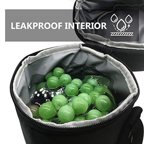 Aosbos 2 Bottle Wine Cooler Bag, Leakproof Padded Insulated Water Bottle Carrier with Shoulder Strap, Cool Bags Sling for Beach, Picnic, Travel – Gift Pouch for Wine Lovers, 15" x 5.9" — view 4