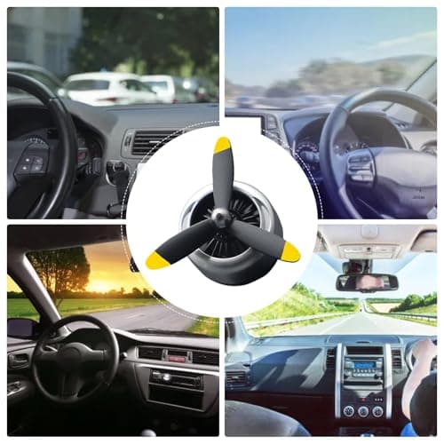 Car Air Vent Diffuser Clip Rotating Propeller Perfume Diffuser Air Vent — view 4