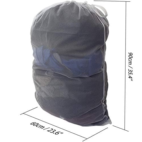 iGadgitz Home U7097 XXL Mesh Wash Bag Extra Extra Large Mesh Laundry Bag -White -1pc — view 2