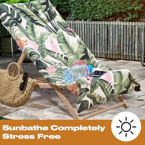 Dreamscene Beach Towel Green Tropical Print, Soft Quick-Dry Absorbent Large Microfibre Beach Towel for Adults & Kids Lightweight Swimming Towels For Summer Essentials, 71 x 152cm — view 6
