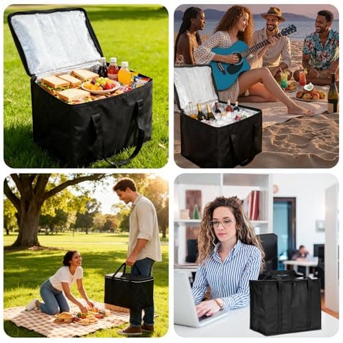 Rilcn Cool Bag 30L Large Insulated Cooler Bag for Picnic Camping — view 6