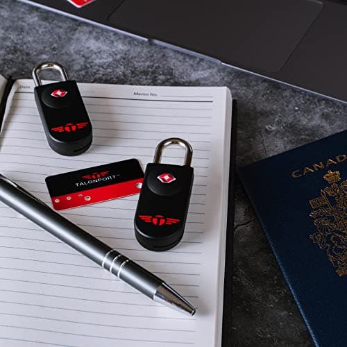 Keyless TSA Approved Luggage Lock with Lifetime Card Keys & No Combo to Forget (2 Pack) — view 6