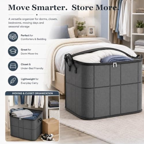 180L Spacious Moving Storage Bin, Portable Moving Storage Bags-3 Pack — view 4