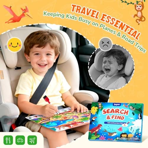 JoyCat Search & Find Activity Books, Animal Preschool Learning for Kids 3-5 — view 3