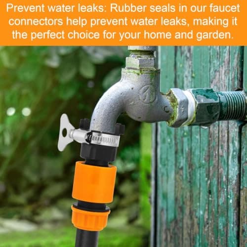 2pcs Universal Rubber Tap Connector 16mm Indoor and Outdoor — view 6