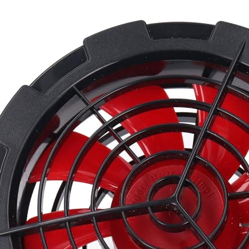 Cooling Jacket Fan, Speeds 80000mAh Battery Power Bank Set, 130Lps Airflow DC USB Ports, Expandable Hood Design — view 6