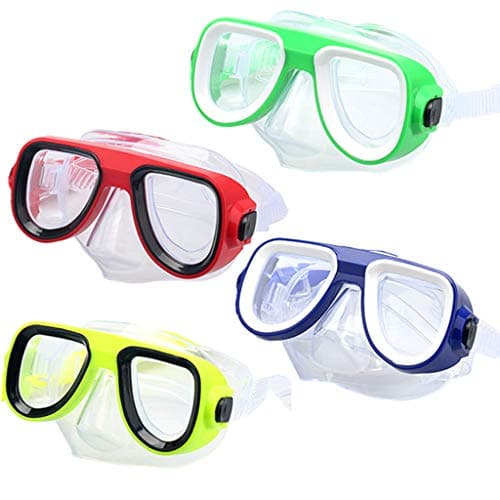 Children's snorkeling Scuba Snorkeling Maske Swimming Goggles Glasses with dry Snorkels Tube Equipment Non-Toxic Diving Gear 3-8 Years-Green — view 3
