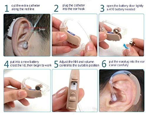 JYTOP® 3 x Universal Sound Tube + 9 x Ear plugs/eartips/domes for BTE Hearing Aids — view 5