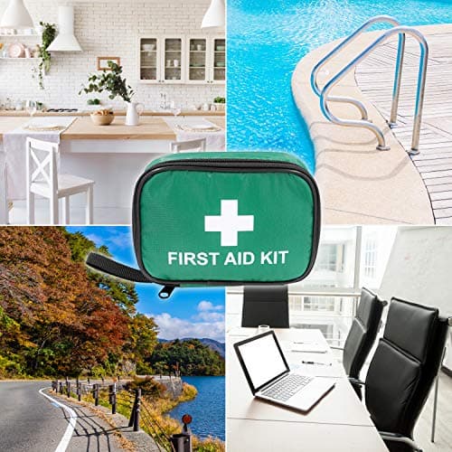 Milestone Camping 96940 Emergency First Aid Kit / Compact and Portable Home or Travel Kit / Ideal for Camping, Family Days Out and More, Red — view 5