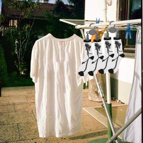 OATIPHO Shoe Hanger Double Clip 10pcs Plastic Hanging Hook — view 6