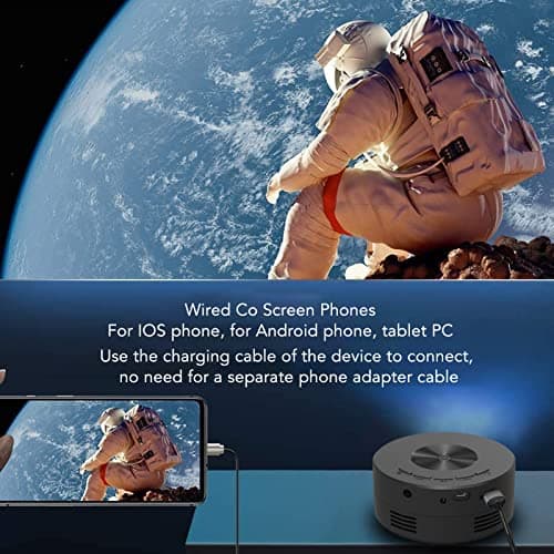 Mini Video Projector, Pocket LED Projector, TFT LCD Phone, Same Screen Function, Home Theater Movie Projector — view 4