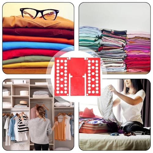 Quorvex Clothes Folding Board - Laundry Folder Home Storage Tool,Foldable Laundry Organizer Liner Sorter for Adults Children Household Clothing Dorm Home — view 4