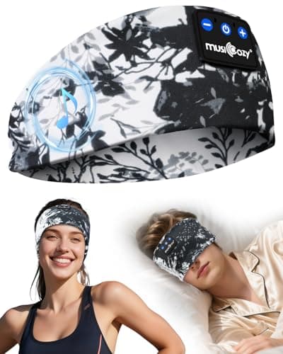MUSICOZY Sleep Headphones Headband Cooling Headphones for Sleeping & Sport