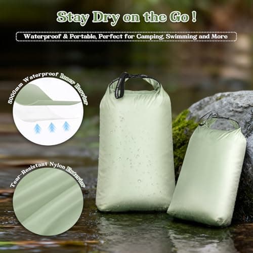 CANBOX Travel Laundry Bags, 2 Pcs Waterproof Wet Dry Separation Bags — view 2