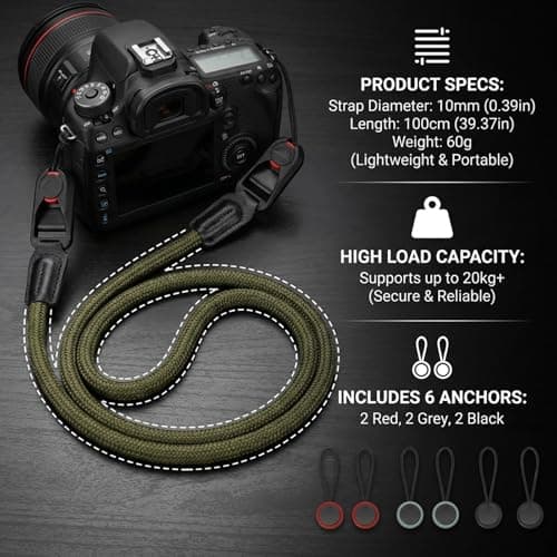 Tniytru Camera Strap Set with 6 Quick Release Buckles — view 2